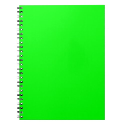 Lime Green Notebook