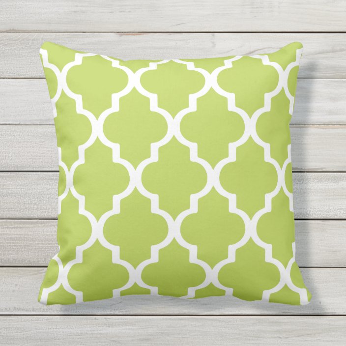 lime green outdoor throw pillows