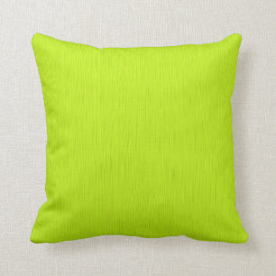Lime Green Painting Abstract Art Throw Pillow