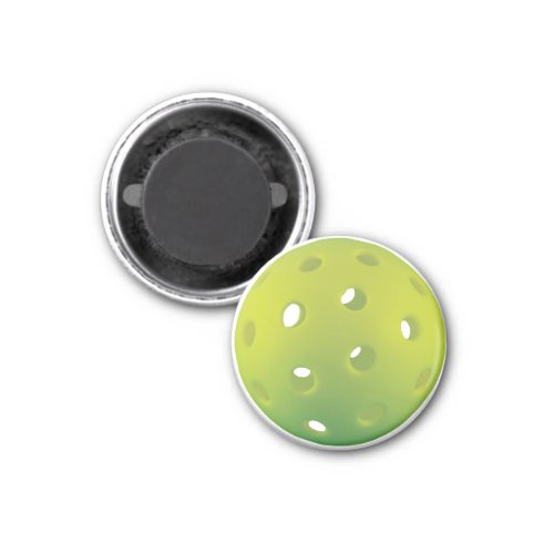 Lime green pickleball magnet