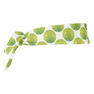 Lime green pickleball tie headband