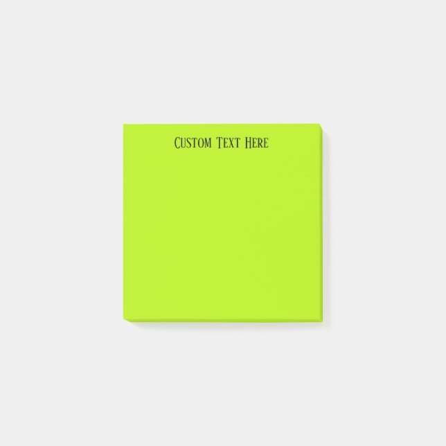 Lime Green Post-it Notes (Front)