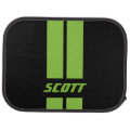 Lime Green Race Stripes | Personalize Car Mat | Zazzle