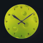 Lime green real pickleball  round clock<br><div class="desc">Lime green pickleball. Photo quality. Perfect as a gift for pickleball loving friend or family member. Round Clock with pickleball
 

Happy wearing and best wishes for your future games!</div>