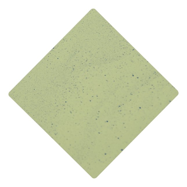 Lime Green Sand Graduation Cap Topper (Front)