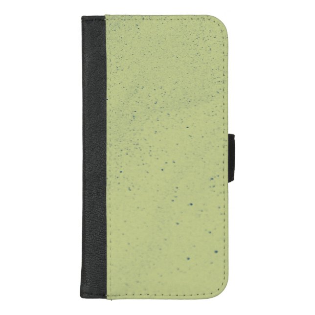 Lime Green Sand iPhone Wallet Case (Front)