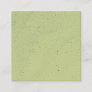 Lime Green Sand Square Business Card