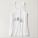 Lime Green Scribbled Heart Future Mrs Tank Top<br><div class="desc">Custom bridal party design.</div>
