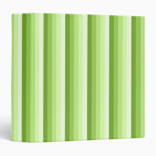 Lime green shadow stripes 3 ring binder