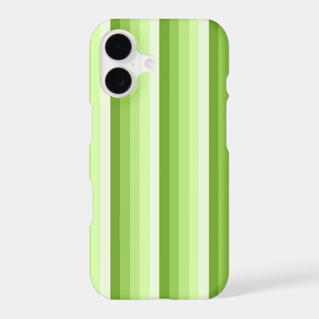 Lime green shadow stripes Case-Mate iPhone case (Back)