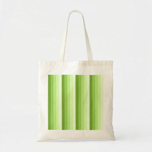 Lime green shadow stripes tote bag