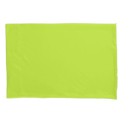 Lime Green Single Standard Size Pillow Case