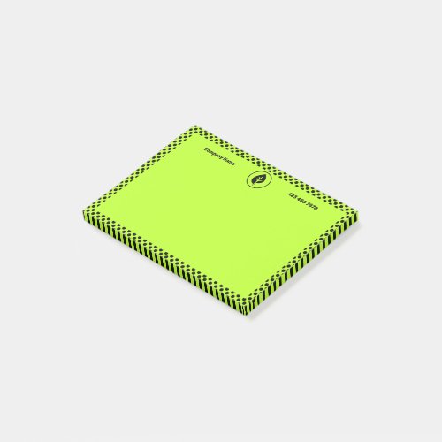 Lime Green Small Business Promotional Swag Post_it Notes