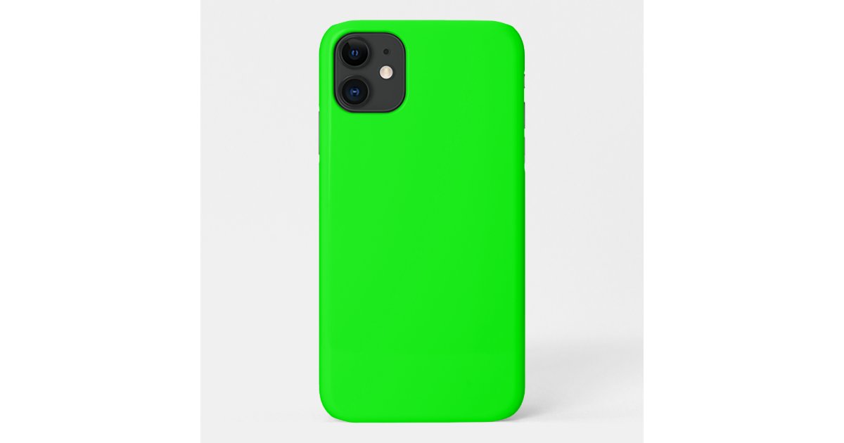 Lime Green Solid Color Case Mate Iphone Case Zazzle Com