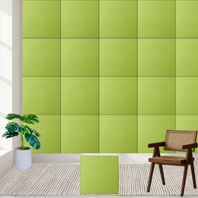 Lime Green Solid Color Ceramic Tile (Lime Green Solid Color Ceramic Tile)