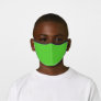 Lime Green Solid Color Customize It COVID19 Kids Premium Face Mask