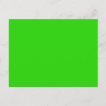 Lime Green (solid Fruity Color) ~ Postcard by TheWhippingPost at Zazzle