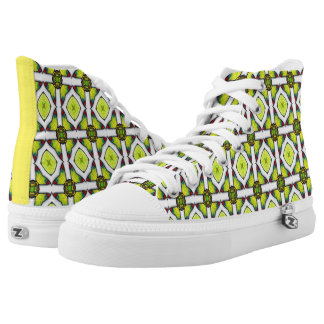 Lime Green Canvas Shoes & Printed Shoes | Zazzle