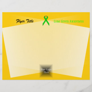 Lime Green Standard Ribbon by Kenneth Yoncich Flyer