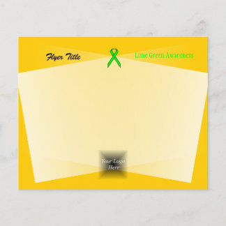 Lime Green Standard Ribbon by Kenneth Yoncich Flyer