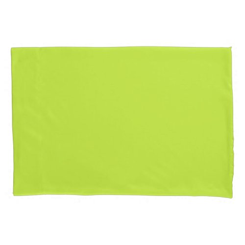 Lime Green Standard Size Pillow Case Pair