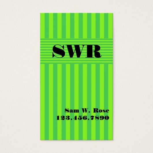 Lime Green Stripe (Front)