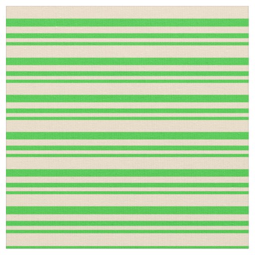 Lime Green & Tan Lines Fabric
