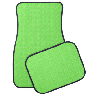 Lime Green Texture Car Mat