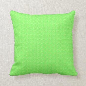 Lime Green Texture Pillow