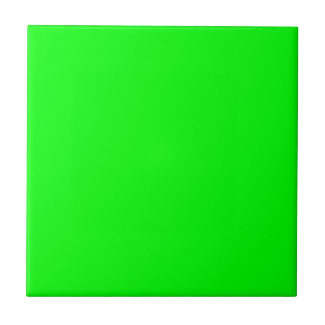 Lime Green Tile (Front)