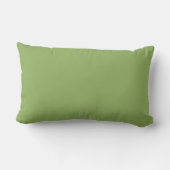 Lime Green/White Monogram Name Keepsake Pillow (Back)
