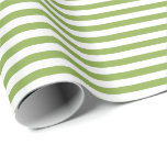 Lime Green | White Stripe Wrapping Paper<br><div class="desc">This classic stripe gift wrapping paper is perfect for your gifting needs! Wrap a birthday gift, baby shower gift, bridal shower gift, wedding gift, or gift for any other special occasion. It's also a wonderful choice for wrapping paper crafts : wrapping paper envelopes, wrapping paper bunting, wrapping streamers or wrapping...</div>