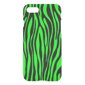 Lime Green Zebra iPhone 7 Case