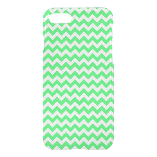 Lime Green Zig Zag Chevron Uncommon iPhone Case (Back)