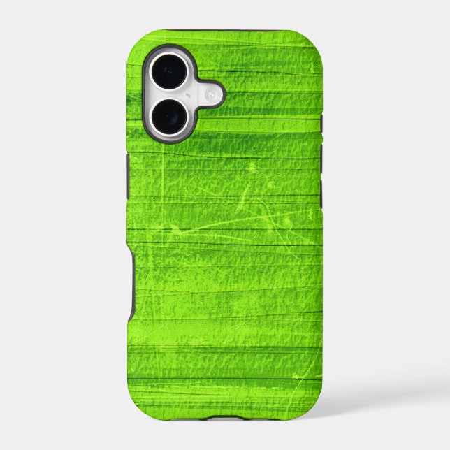 Lime grunge wall background graphic iphone case (Back)