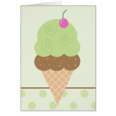 Lime Ice Cream Cone (Front)