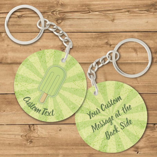 Lime Ice Cream Stick Keychain (Creator Uploaded)