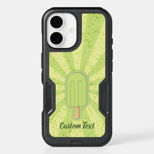 Lime Ice Cream Stick Otterbox iPhone Case (Back)