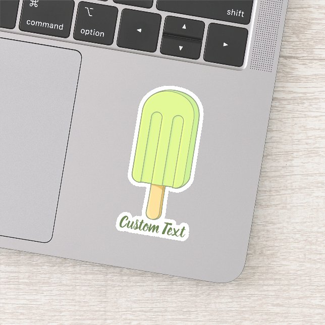 Lime Ice Cream Stick Sticker (Detail)