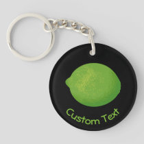 Lime Keychain