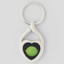 Lime Keychain