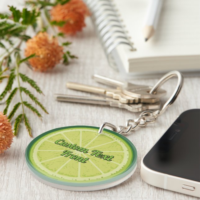 Lime Keychain | Zazzle