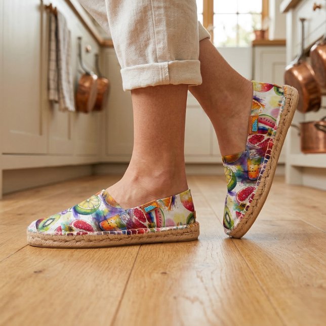 Lime, Kiwi and Pomegranate Espadrilles (Creator Uploaded)