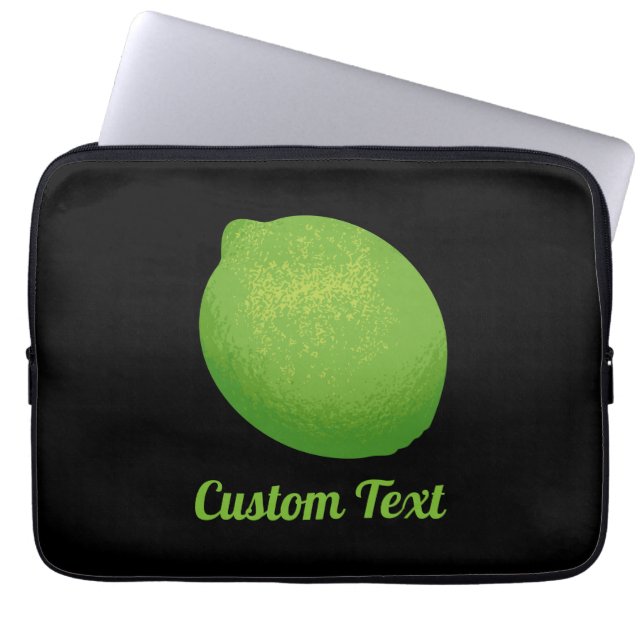 Lime Laptop Sleeve (Front)