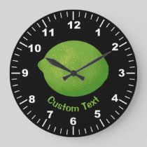 Lime Large Clock