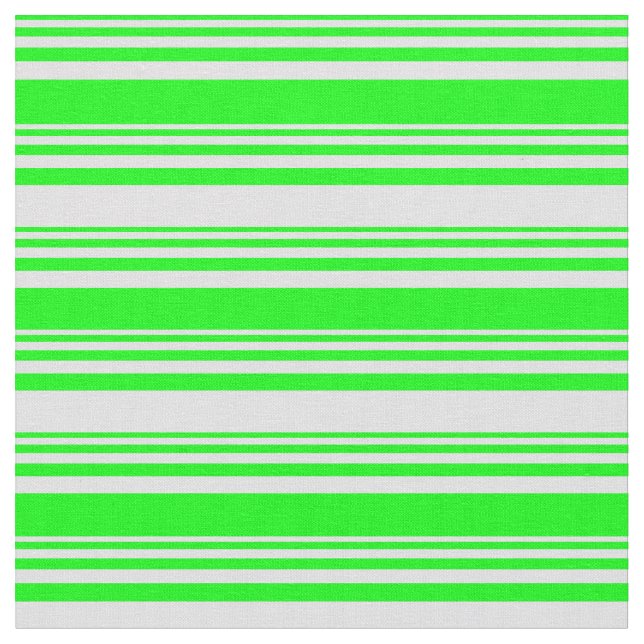 Lime & Lavender Colored Lined/Striped Pattern Fabric (Close Up)