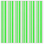 [ Thumbnail: Lime & Light Yellow Colored Lined/Striped Pattern Fabric ]