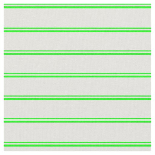 Lime & Light Yellow Stripes Fabric