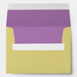 Lime Lined Envelope
