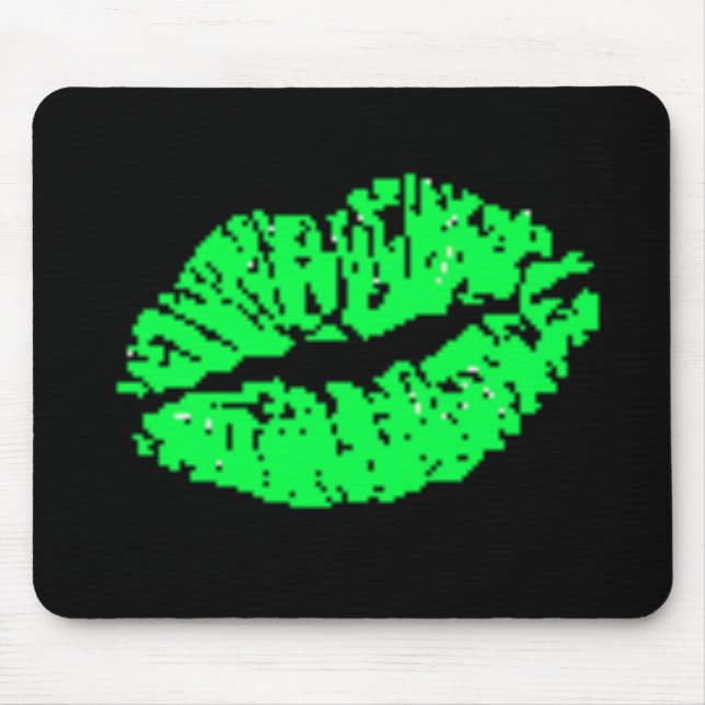 LIME LIPS MOUSE PAD (Front)